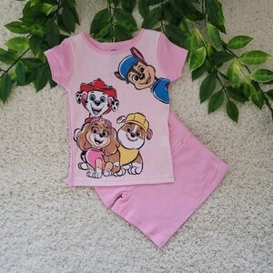 Toddler Girl Light Pink Paw Patrol Pajamas (4T)